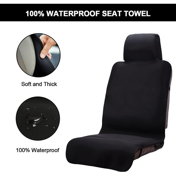 Serviette de siège imperméable de qualité supérieure - KSCD - Protecteur de  serviette de siège de voiture en néoprène universel, 100 % lavable et  amovible, housses de siège de voiture antidérapantes, parfaites