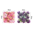 thumbnail image 3 of YAOMOBB Flower Wall Panel DIY Square Artificial Rose Flower Wall Panel 3D Floral Backdrop Decoration, 3 of 5