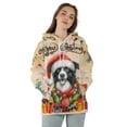 thumbnail image 4 of Merry Christmas Santa Border Collie Scarf Twinkling Lights Xmas Holiday All Over Print 3D Hoodie Unisex Merch Hoodies Borders Dog Lovers Gifts Idea - 00022, 4 of 6
