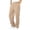 Khaki, variant on Boys Baggy Sweatpants Casual Elastic Waist Straight Wide Leg Open Bottom School Trousers Athletic Joggers Sweat Pants Pockets