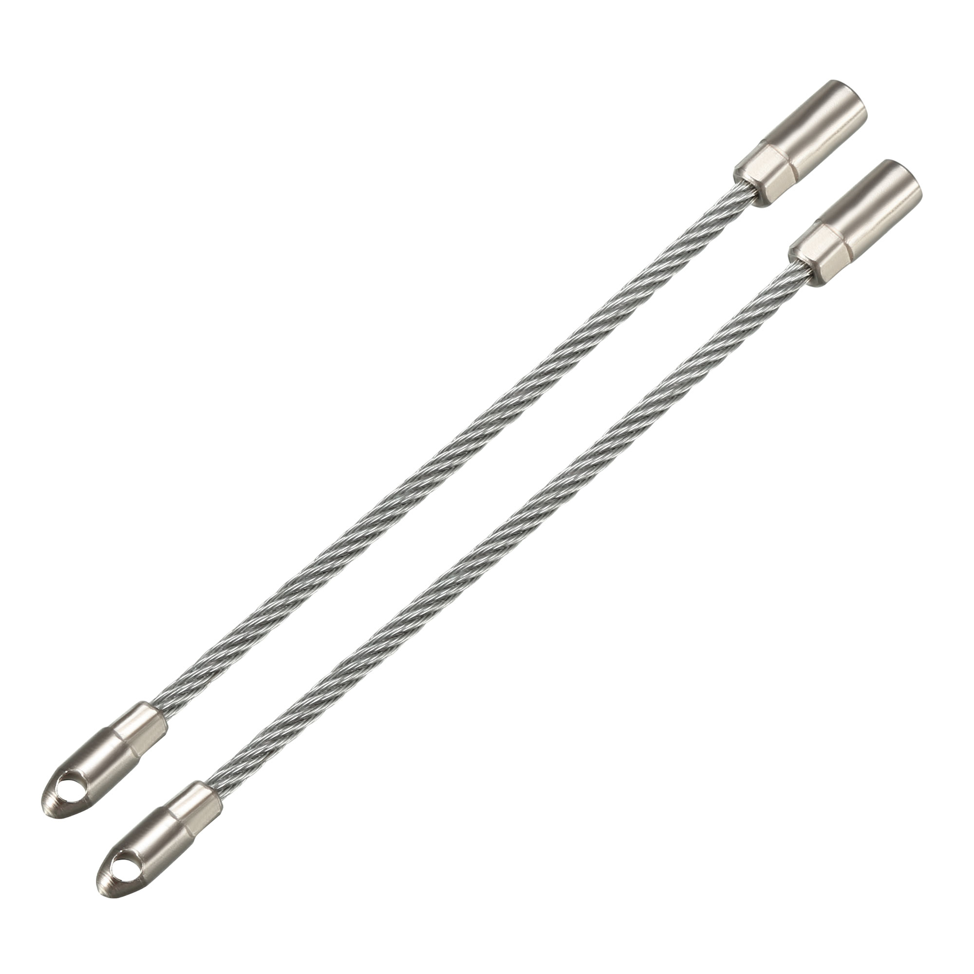 2 PCS 131mm/5.16inch Flexible Fish Tape Replacement Leader Wire Cable