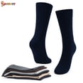 thumbnail image 4 of Spencer Cotton Athletic Compression Crew Socks Plantar Fasciitis Socks Support for Athletic, Support, Flight, Travel, Hiking, 4 of 8