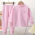 thumbnail image 5 of Spazoro Toddler Kids Girls 2PC 100% Cotton Ouifit Sets, Fall Winter Long Sleeve Bear Print Soft & Comfy Casual Shirts and Pants for Loungewear Pink Size 5-6, 5 of 9