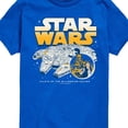 thumbnail image 3 of Star Wars - Han Chewy Millennium Falcon - Toddler And Youth Short Sleeve Tee, 3 of 5