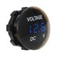 thumbnail image 1 of Medidor de voltaje a prueba de agua Mini probador de voltaje de pantalla digital DC 12V-24V Probador LED para automóvil Motocicleta Auto Camión RV (Azul) 15g JAMW Sencillez, 1 of 3