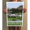 thumbnail image 4 of California Coastal National Monument Vintage Travel Poster / Postcard WPA Style Retro, 4 of 4