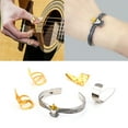 thumbnail image 3 of 1 Ensemble de Pics à Doigt en Acier Inoxydable pour Guitare avec Bracelet Manchette Aigle pour Hommes et Femmes, 3 of 6