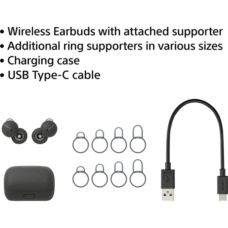  Sony LinkBuds S Truly Wireless Noise Canceling Earbud Headphones  with Alexa Built-in, Bluetooth Ear Buds Compatible with iPhone and Android,  Black : Electronics