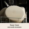 thumbnail image 5 of Calphalon Premier Ceramic Nonstick 12" Frying Pan with Lid, Mushroom Grey, 5 of 6