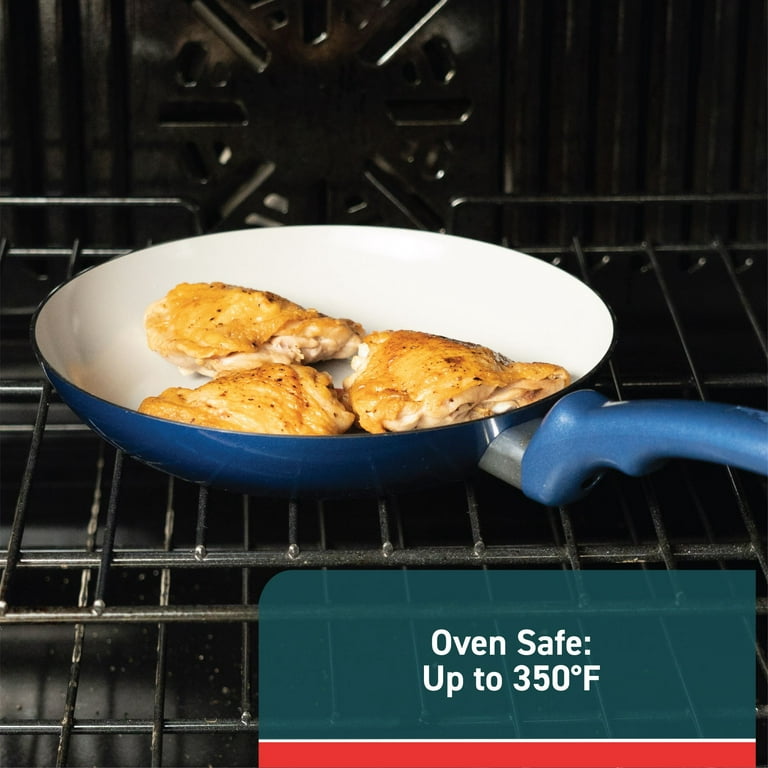 t-fal, Kitchen, Tfal Performa Ceramic Nonstick 2 Inch Fry Pan Oven Safe  Up To 35f New Blue