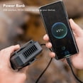 thumbnail image 3 of Waist Clip Fan, 4000mAh Belt Fan ABS Shell Light Portable USB   for Adventure, 3 of 8
