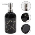 thumbnail image 5 of Unique Bargains 1 Pc Simple Cylindrical Soap Pump Dispenser for Hotel 400ml Black Silver Tone, 5 of 6