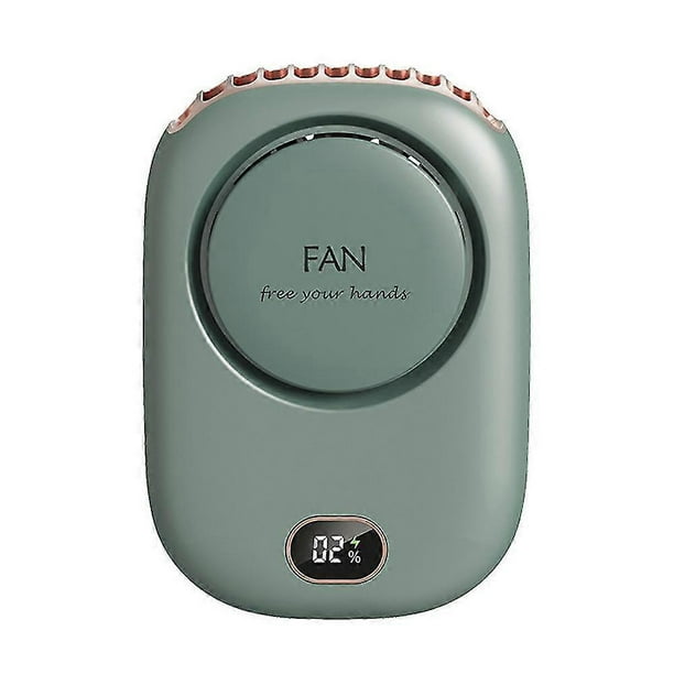 Piao Portable Neck Fan, Mini Hanging Neck Fan With Adjustable Lanyard And Bracket, Usb Rechargeable Hands Free 3 Wind Speed Personal Fan For Indoor Ou