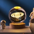 thumbnail image 2 of Bola de cristal luminosa creativa adornos de luz nocturna de galaxia bola de cristal grabada con láser 3D para enviar, 2 of 6