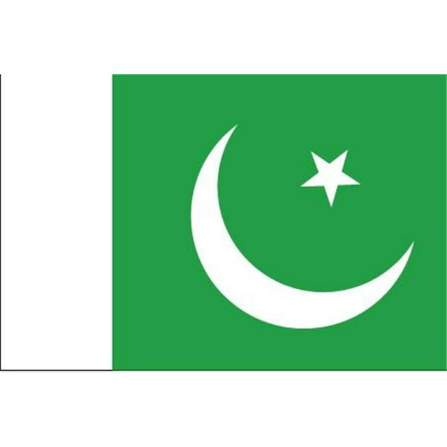Annin Flagmakers 196523 5 ft. X 8 ft. Nyl-Glo Pakistan Flag