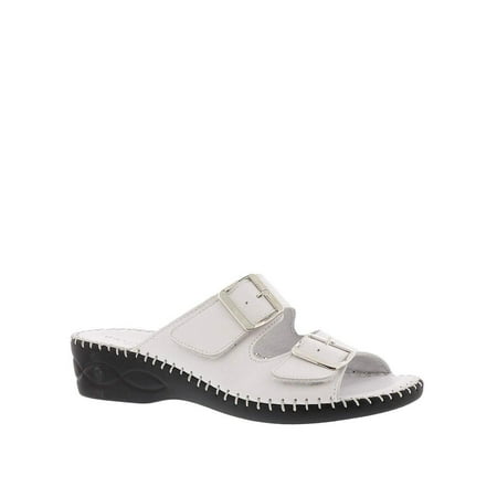 David Tate Womens Slide - David Tate Womens Rudy Leather Open Toe Casual Slide Sandals