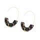 thumbnail image 3 of Qarigey 1 par de aretes de estilo simple con estampado de leopardo en forma de U para niñas adolescentes Ropa, zapatos y accesorios Miscelánea Negro Amarillo Rosa Qarigey AP010170-12, 3 of 6