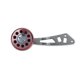 thumbnail image 4 of Mango de metal duradero Sincero para carrete de pesca Baitcast redondo rojo 1 ud, 4 of 10