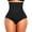 #1 Black (With Bones), variant on Tummy Control Shapewear Panties For Women Seamless High Waist Shaping Body Shaper Girdle Underwear