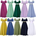 thumbnail image 1 of Robe Régence pour Femmes Bridgerton Danse Fête Vintage Costume Victorien, 1 of 3