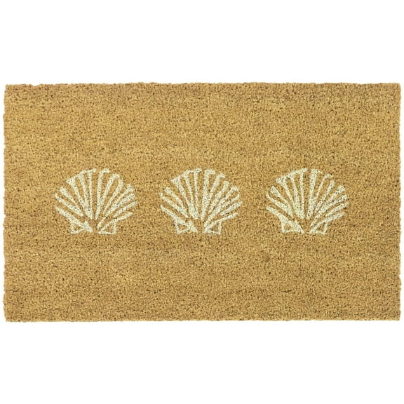 Balta Rugs Seashell Pattern Floor Mat, 18 x 30 Inches