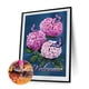thumbnail image 2 of Pintura de diamantes de flores y animales Pared de diamantes de imitación redonda completa en inglés Hugtrwg Para estrenar, 2 of 9