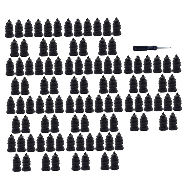 Zorion Clous de Réparation de Pneus Légers, Durables, Portables, Réparation Rapide de Pneus 100 Pcs Petits