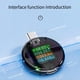 thumbnail image 1 of Probador USB de 48 V Detector PD Tipo C Amperímetro de Voltaje Digital Medidor de Capacidad del Banco de Energía Detector de Amperios, 1 of 5
