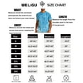 thumbnail image 6 of WELIGU Men's Rashguard Swim Shirt Short Sleeve UPF 50+ Sun Protection Shirt SPF Quick Dry Water Lightweight Shirt lanse-Tshirt-M, 6 of 6