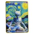 thumbnail image 1 of 10000HP Card Metal Pokémon Letters Charizard Vmax Pikachu Mewtwo Vstar Gold Iron Playing Cards Anime Game Gift Kids Toys, 1 of 5