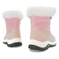 thumbnail image 5 of Stepedia Snow Boots for Women Waterproof Mid Calf Lace Up Warm Faux Fur Winter Boots for Outdoor, Pink, 5 of 8