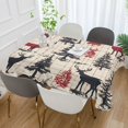 thumbnail image 2 of Yayeee Tablecloths 60" x 120" Rectangle Wrinkle Resistant Party Table Cover, Red Deer, 2 of 8