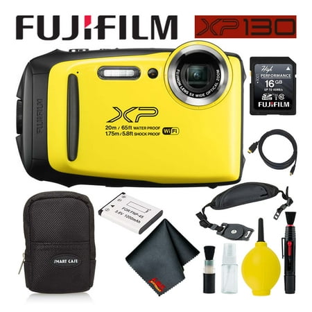 FujifilmFinePix XP130 Waterproof Digital Camera 600019828 (Yellow) Best Value (Best Camera Prices Australia)