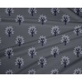 thumbnail image 4 of oneOone Polyester Lycra Fabric Floral & Flying Swan Block Printed Craft Fabric BTY 56 Inch Wide, 4 of 4