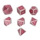 thumbnail image 3 of 7 Uds dados poliédricos patrón exquisito grabado gran número claro accesorios de juego juego de dados de Metal para juego de rol, 3 of 9