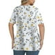 thumbnail image 3 of Tops de Manga Corta de Tamaño Más de las Mujeres, Blusas de Cuello en V Impresas de Verano de Moda para Uso Casual, Diario Y de Fiesta, 3 of 8