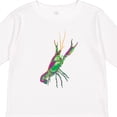 thumbnail image 4 of Inktastic Mardi Gras Crayfish Artsy Boys or Girls Long Sleeve Toddler T-Shirt, 4 of 5