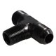 thumbnail image 2 of AN3 macho a 1/8 pulgadas NPT adaptador en T conector negro en lateral reemplazo en T accesorios de alto rendimiento Premium , 65MM 65 mm, 2 of 5