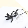 thumbnail image 4 of Personalize Dreamcather with Angel Wing Necklace for Cremation Ashes Glass Urn Pendant Memorial Jewelry Keepsake Urn for Ashes Flower Perfume, 4 of 6