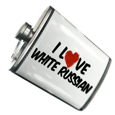 

NEONBLOND Flask I Love White Russian Cocktail