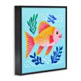 thumbnail image 3 of Stupell Industries Cottage Whimsical Fish & Seaweed Black Framed Giclee Art, 17 x 17, by Andrea Haase, 3 of 8