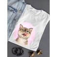 thumbnail image 3 of Cat Licking Face T-Shirt Women -Kayomi Harai Designs, Female 3X-Large, 3 of 4