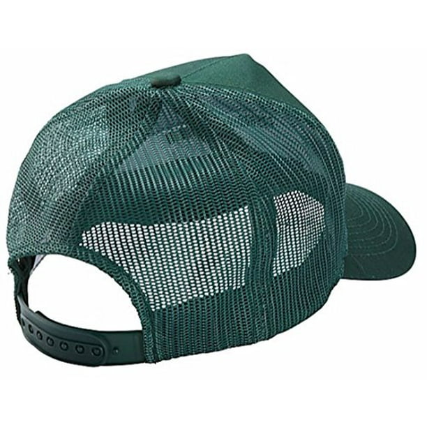 Bass Pro Shops Outdoor Fishing Army Green Snapback Trucker Mesh Hat Cap