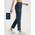 thumbnail image 3 of BALEAF Women's Pants with Pockets Belt Loops High Waisted Golf Travel Business Casual Dressy Slacks Stretch UPF 50+ Navy Blue M, 3 of 7