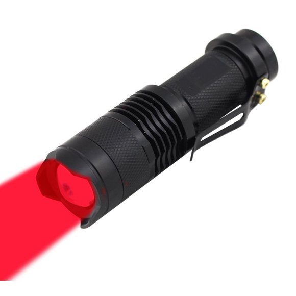 Linterna WAYLLSHINE WF-SK6B LED rojo, 3 modos, alcance de 137 m
