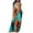 Red, variant on IROINNID Shift Dress For Women Fashion Summer Large Size Printed Loose Sleeveless Dress V-Neck Full-Length Dress