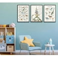 thumbnail image 2 of Kids Dinosaur Species Wall Hieng Dinosaur Alphabet Canvas Painting Boys Room Wall Decor Tyrannosaurus Encyclopedia Educational Posters Prints Teen Cool Pictures for Home Classroom Nursery, 2 of 6