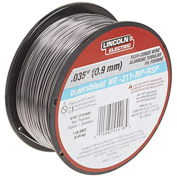 LINCOLN ELECTRIC CO ED030584 .035"NR-211 Fluxco Wire,Black