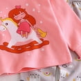 thumbnail image 4 of masbird Girls Boys Pajamas 2Piece Toddler Kids Pjs Sets Cotton Toddler Clothes Fall Winter Sleepwears 6-12 Months 12-24 Months 2t 3t 4t 5t 6t 7t 8t 9t Children(Red,2-3 Y), 4 of 4