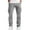 Gray, variant on AOOCHASLIY Thanksgiving Day Men Pants Men Solid Casual Multiple Pockets Outdoor Straight Type Fitness Pants Cargo Pants Trousers